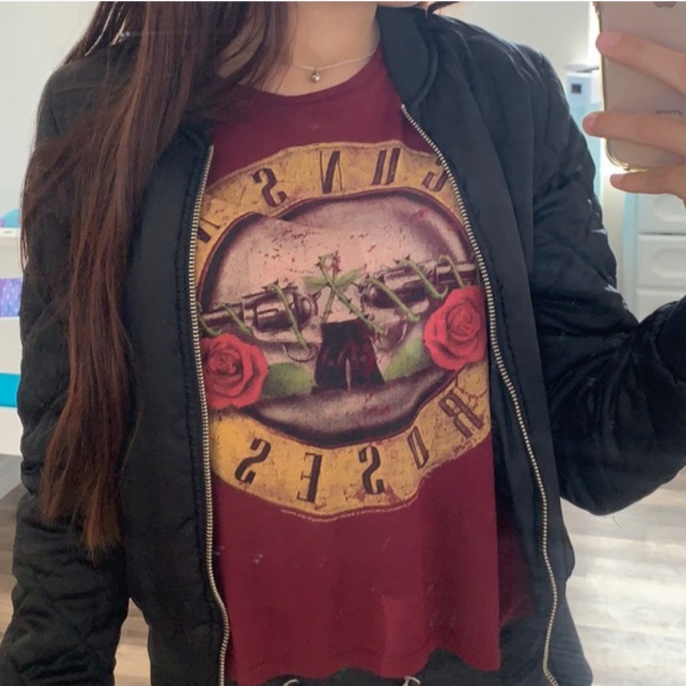 Black bomber jacket